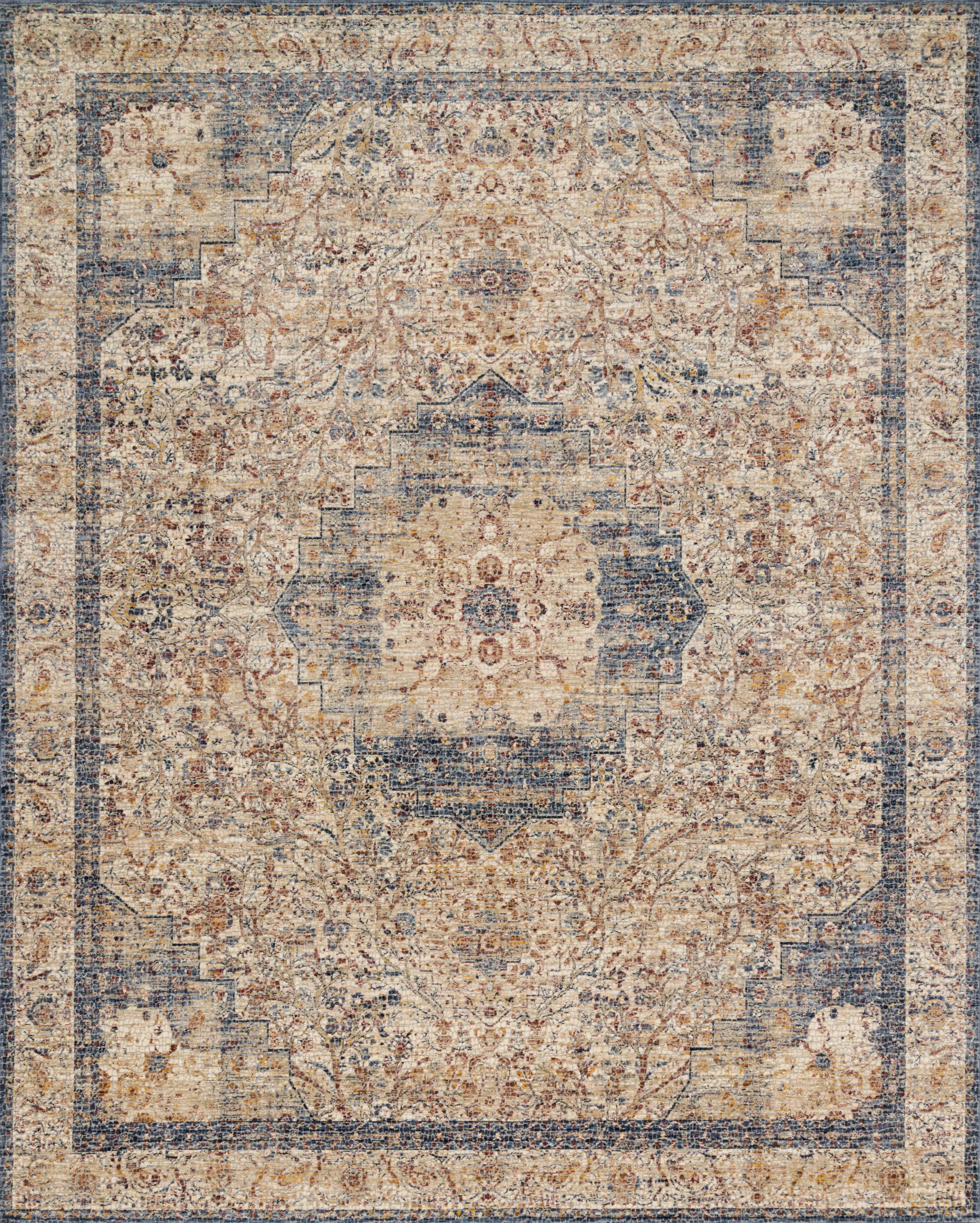 Loloi Rugs Porcia Collection Rug in Ivory, Beige - 9'6
