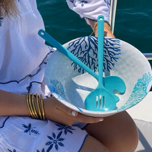 Mare - Salad Bowl&Cutlery Blue - Inhomebuy