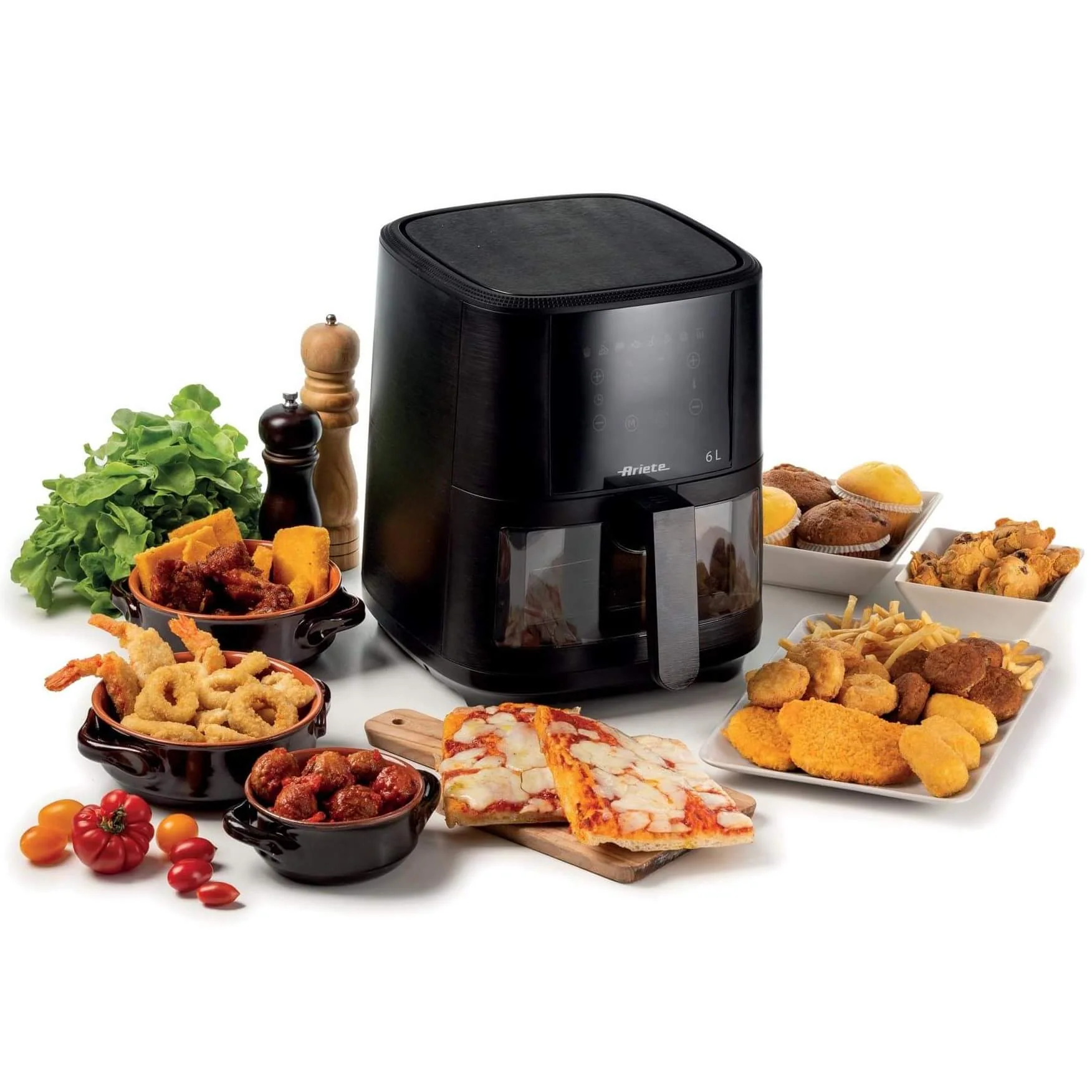 Airfryer With Transparent Basket 6L - Inhomebuy