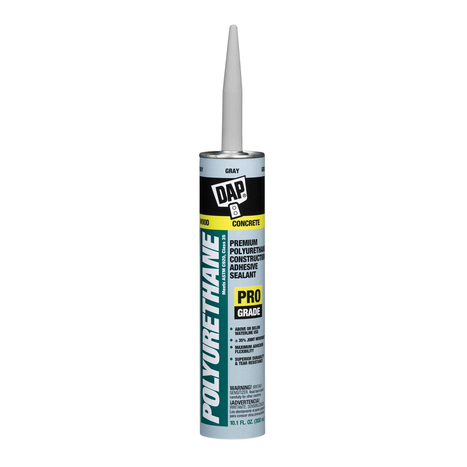 DAP Polyurethane 10.1 oz. Gray Premium Commercial Grade Sealant (12-Pack) - Inhomebuy