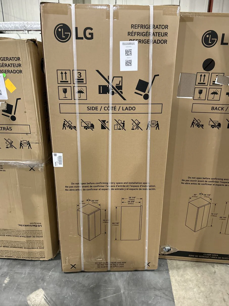 LG 36 IN. 23 CU. FT. COUNTER DEPTH SIDE BY SIDE REFRIGERATOR WITH DOOR COOLING+ - LS23C4000V - Inhomebuy