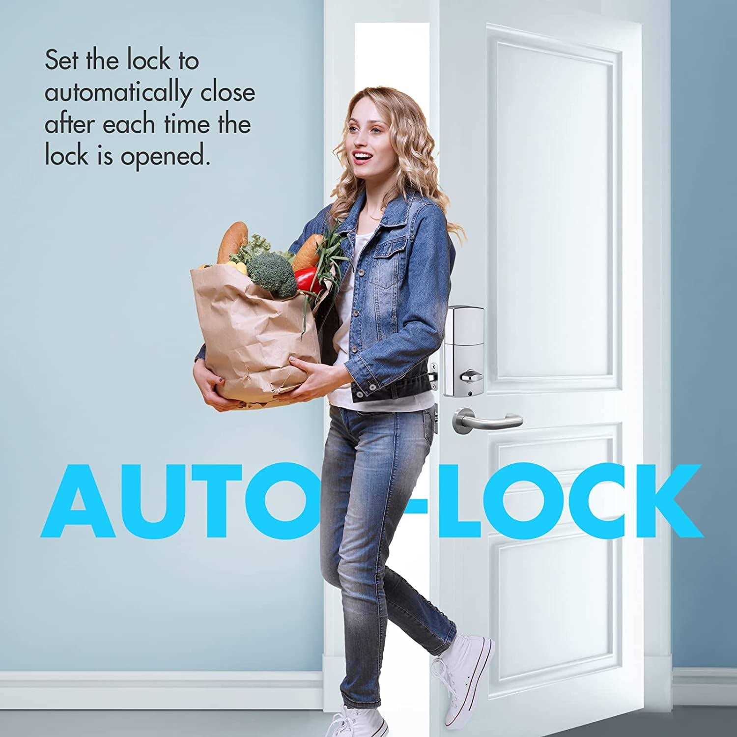 Imagic Keypad Deadbolt Keyless Entry Deadbolt Lock Electronic Keypad Door Lock - Inhomebuy