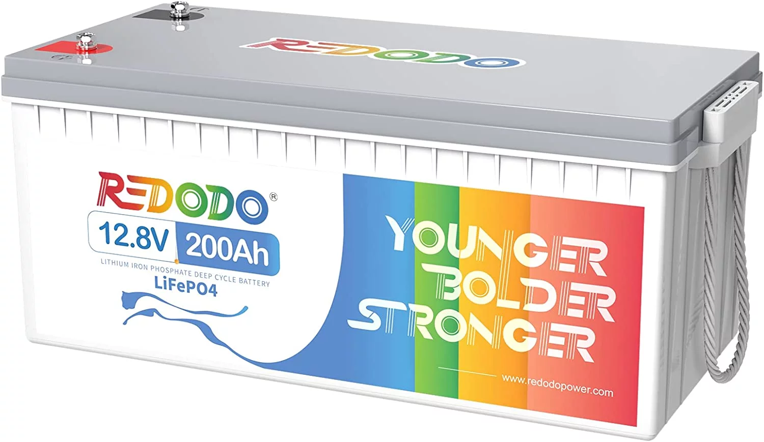 Redodo 12V 200Ah LiFePO4 Deep Cycle Lithium Battery 4000+ Cycle for RV Camper - Inhomebuy