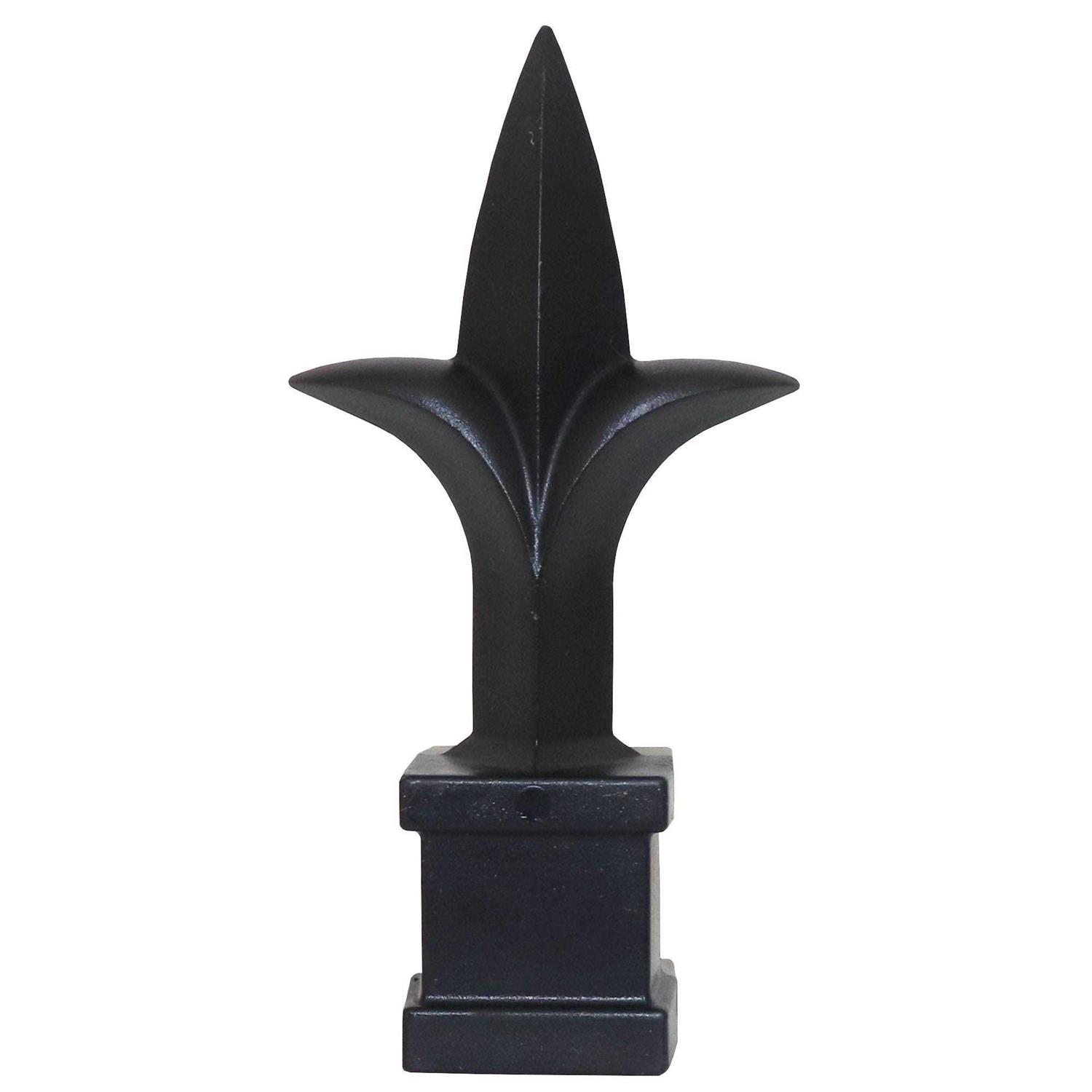 Fence Finials Trident Spear Black Decorative Fence Toppers - Inhomebuy