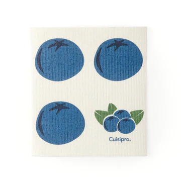 Cuisipro Eco-Cloth SM Blue Dots / Blueberry 2pk | 747949 - Inhomebuy