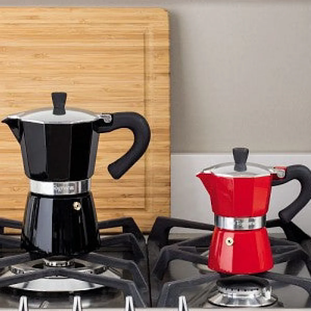 Coffee Maker 3 Cups Grancuci Red - Inhomebuy
