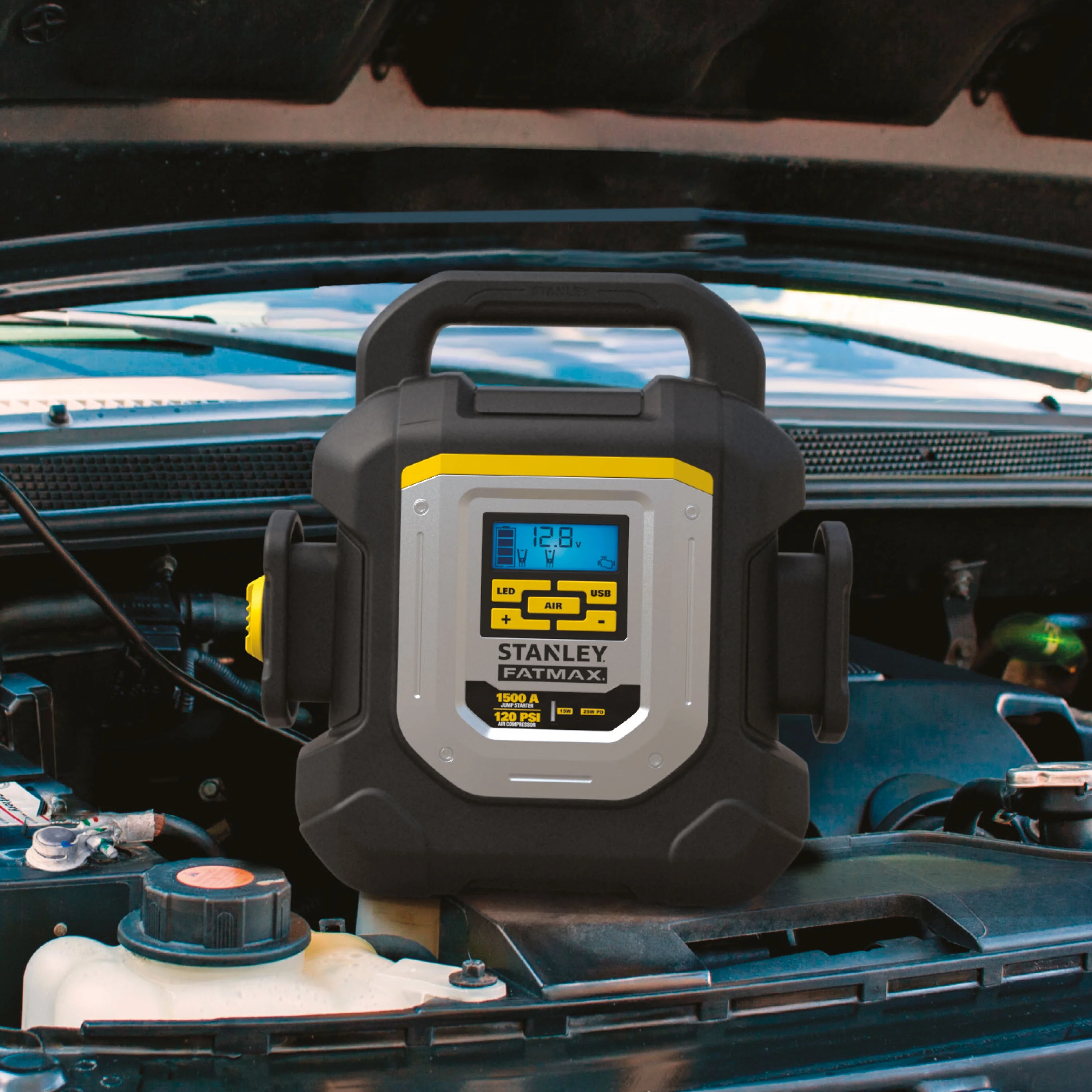 Stanley J15CF 1500 Amp Jump Starter - Inhomebuy