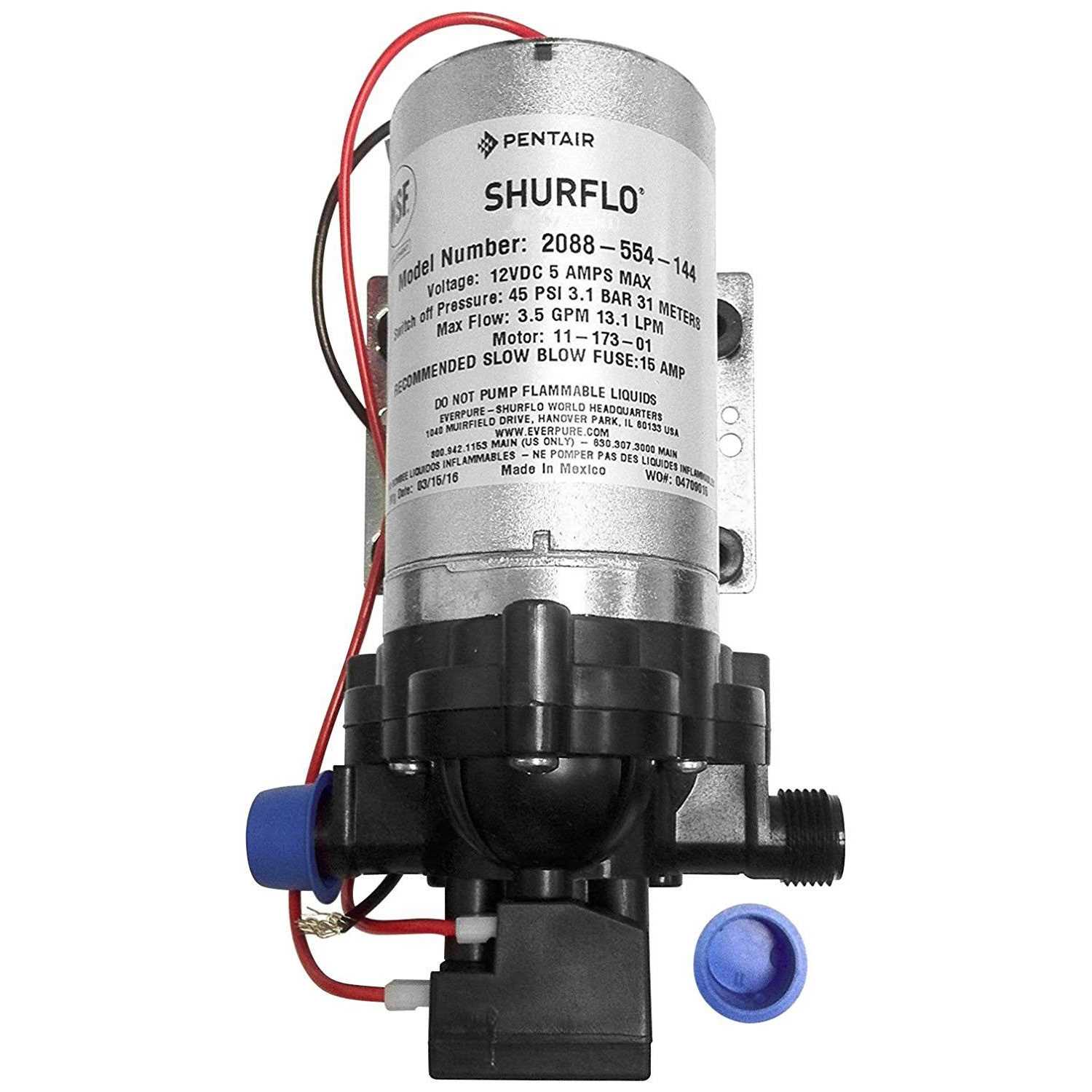 Shurflo 2088-343-435 Pump 12VDC 3GPM - Inhomebuy