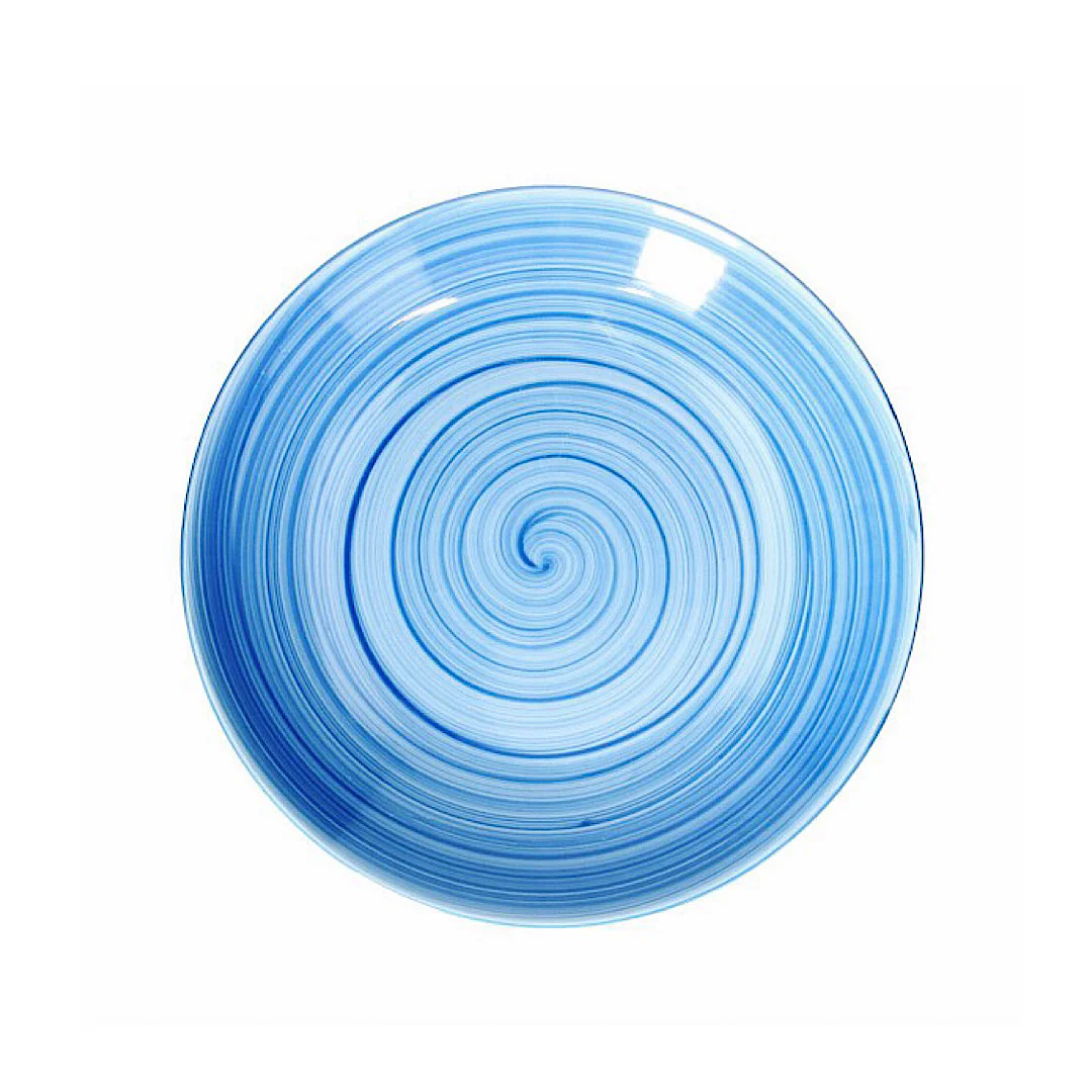 Coupe Giotto Round Deep Plate 30cm Blue - Inhomebuy