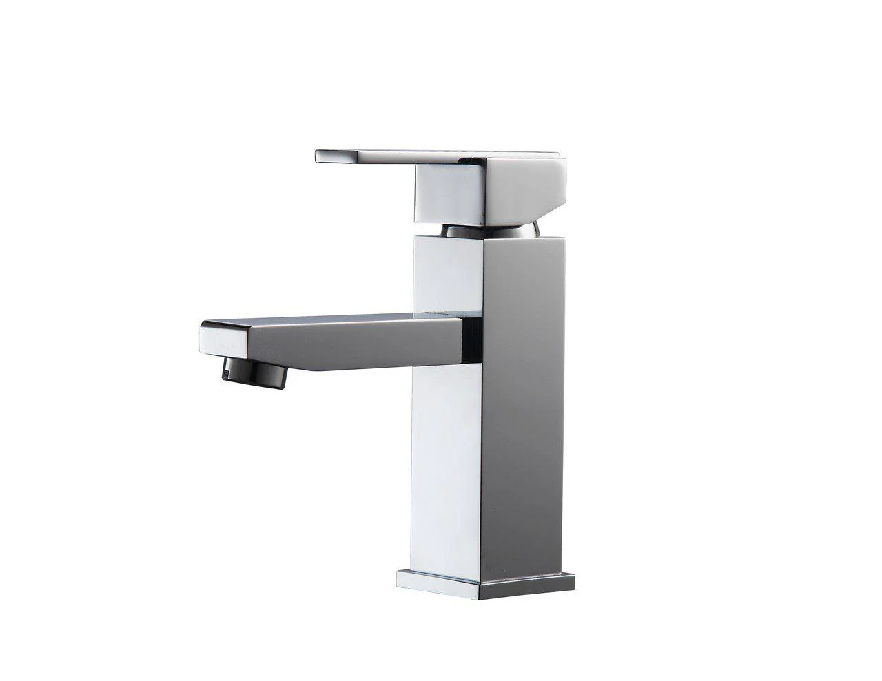 KubeBath Aqua Piazza Single Lever Bathroom Vanity Faucet - Chrome, AFB041 - Inhomebuy