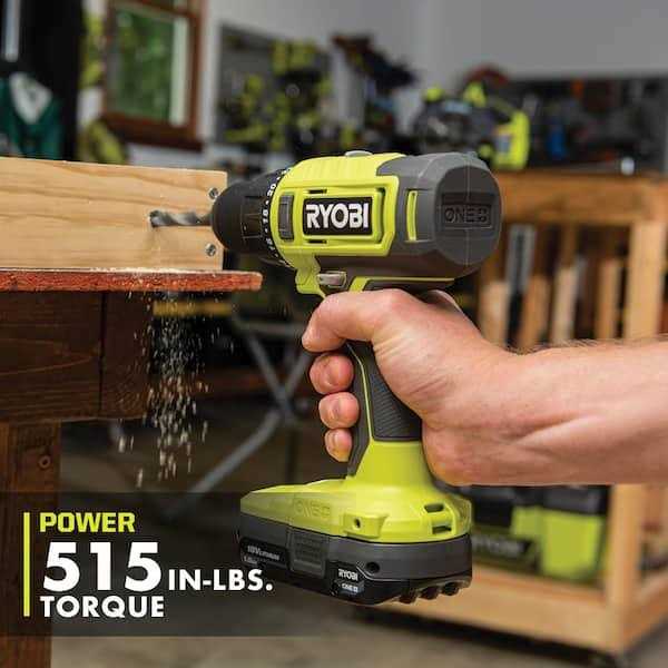 RYOBI ONE+ 18V Cordless 2-Tool Combo Kit w/ Drill/Driver - Inhomebuy