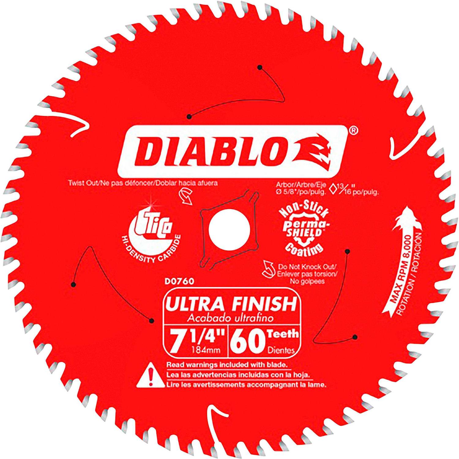 DIABLO Tracking Point 7-1/4 in. x 24-Tooth Framing Circular Saw Blade Value Pack - Inhomebuy