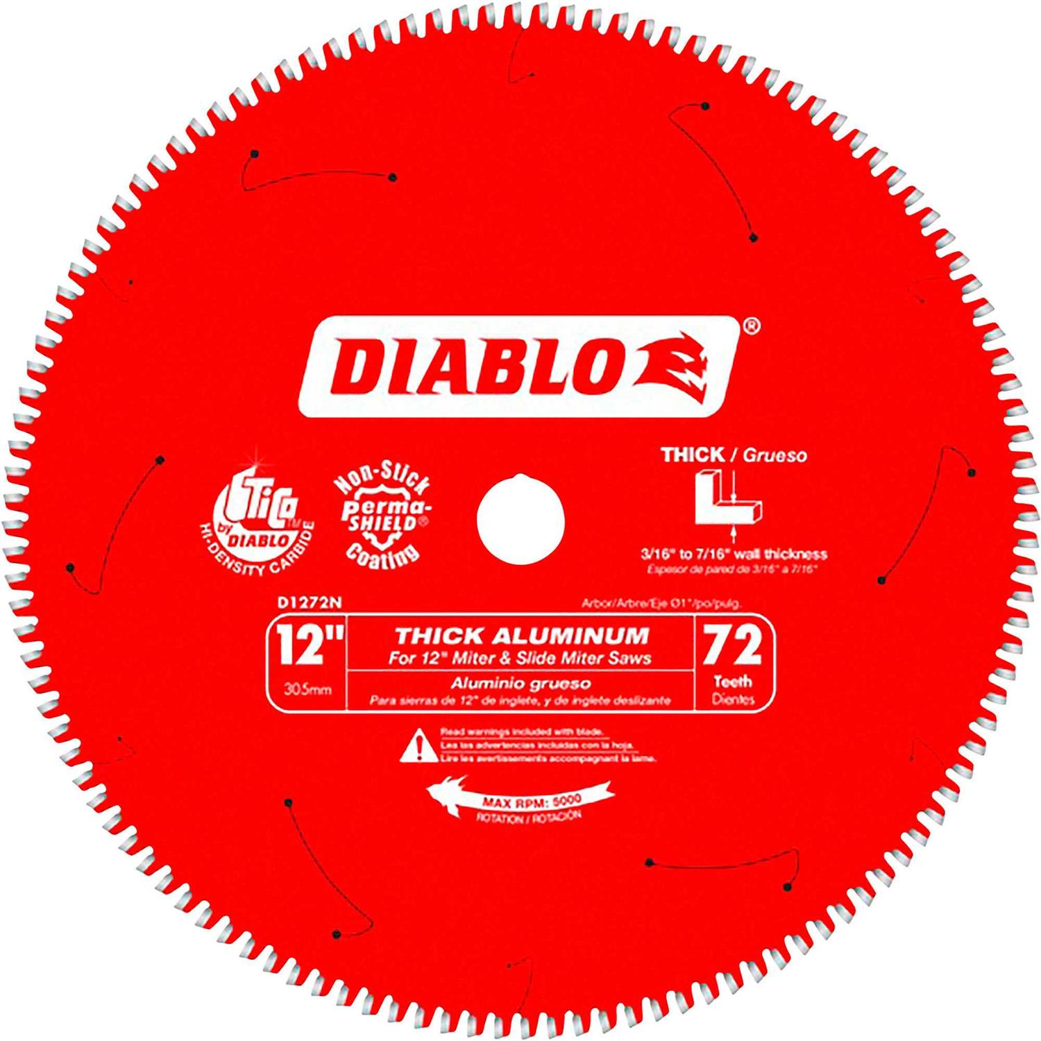 Diablo 12 in. 96-Tooth Laminate Circular Saw Blade D1296L - Inhomebuy