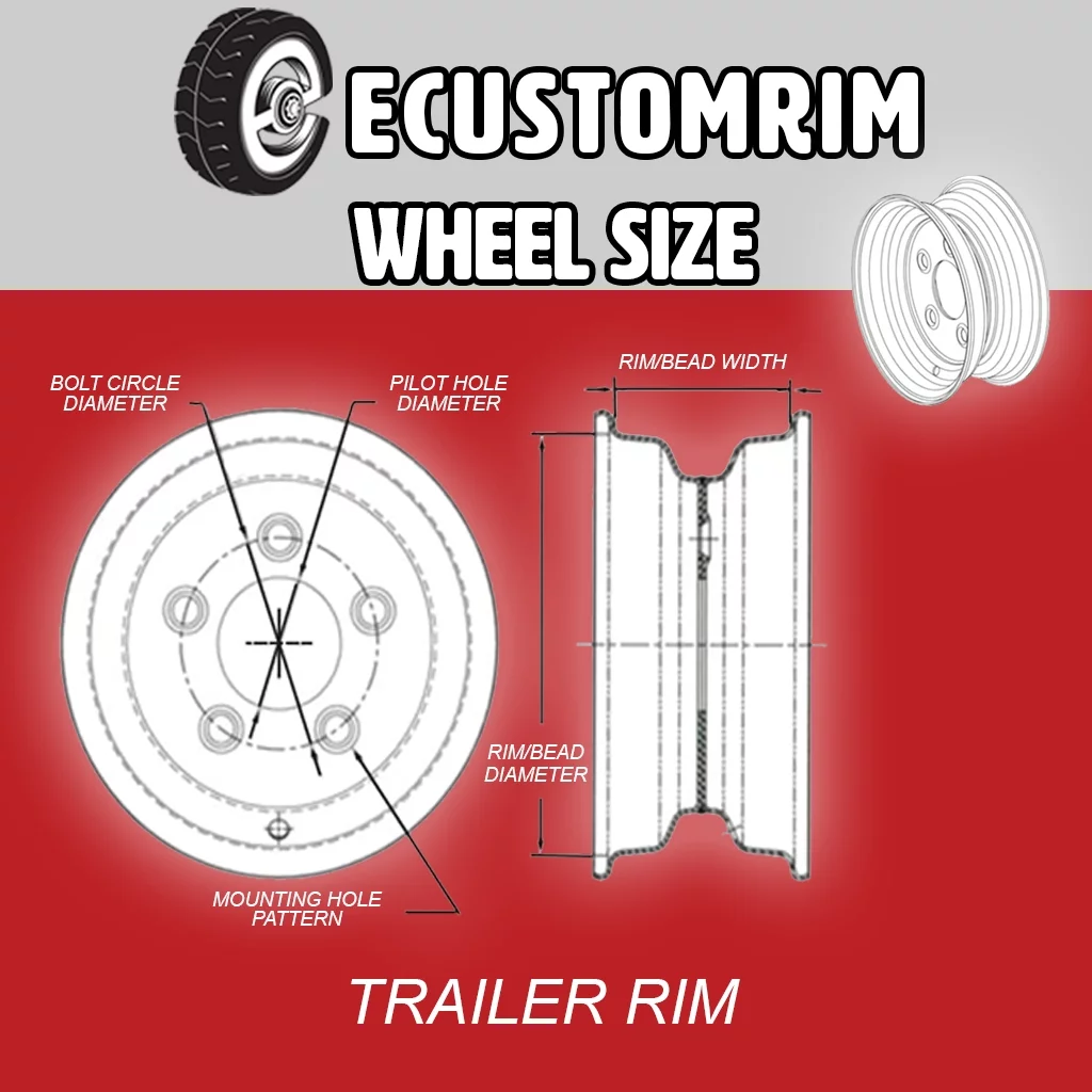 Trailer Wheel Rim 15x6 15 in.x6 in. Modular 6 Bolt Hole 5.5 in. On Center Silver - Inhomebuy
