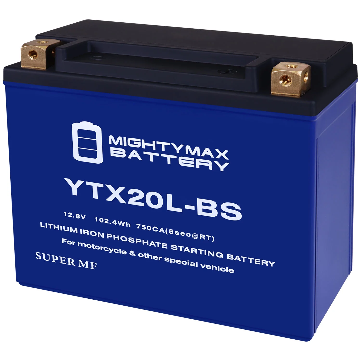 YTX20L-BS Lithium Replacement Battery compatible with Harley-Davidson FLSTF Softail Fat Boy 91-14 - Inhomebuy