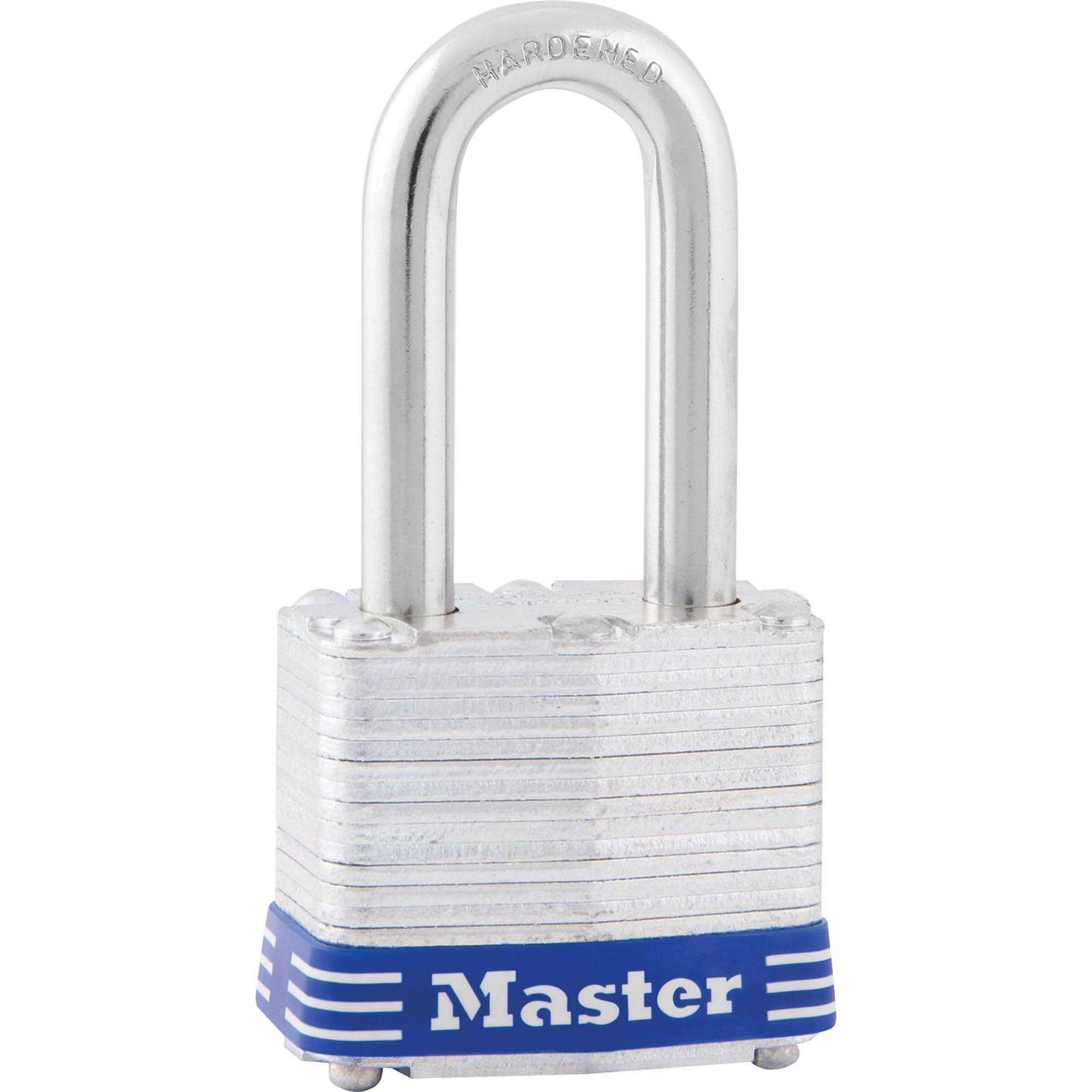 Master Lock Padlock 1 9/32 in Vertical Shackle Clearance 6271NKAW600A - Inhomebuy