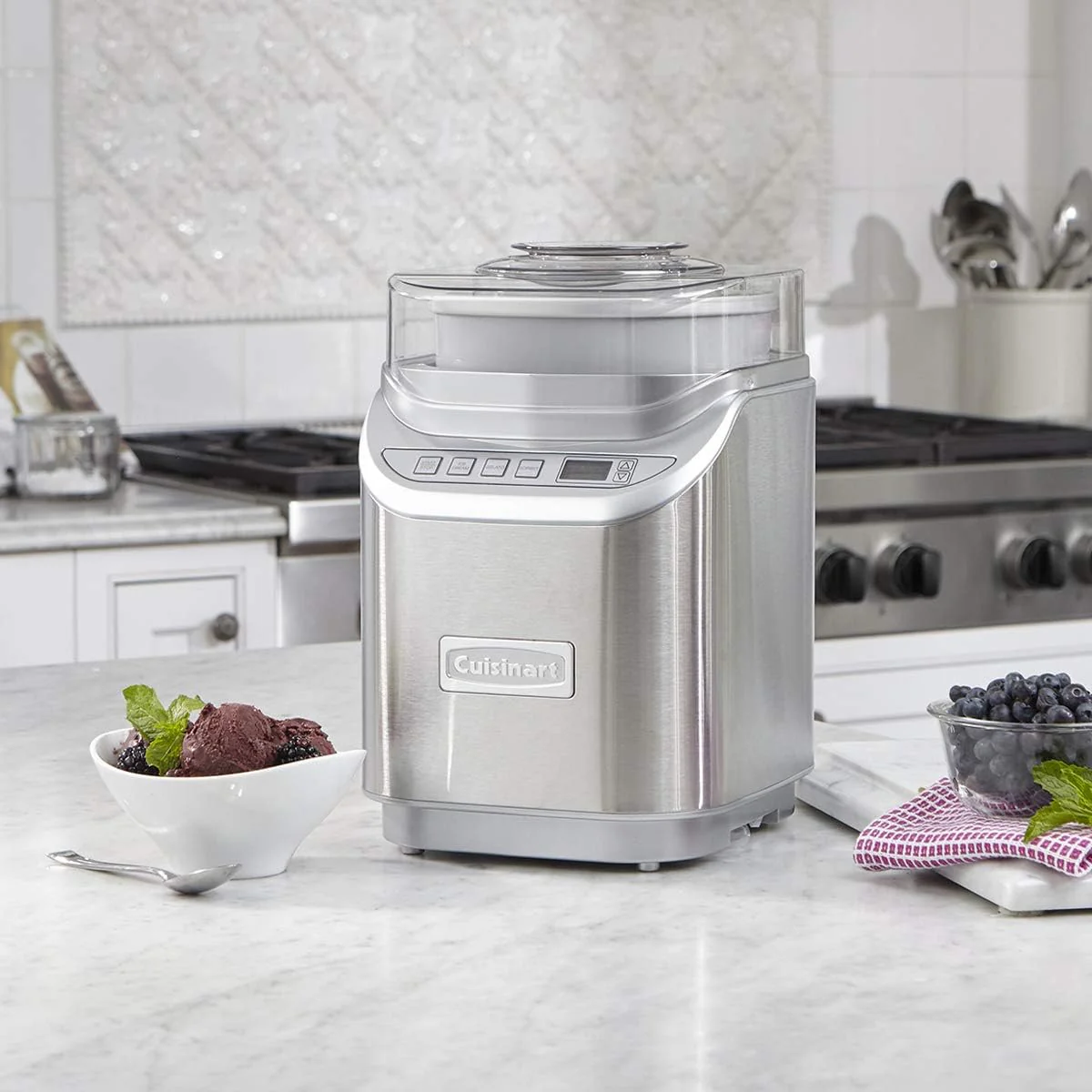 Cuisinart Gelateria Frozen Yogurt, Ice Cream, Gelato & Sorbet Maker |ICE70C| 2-Quart - Inhomebuy