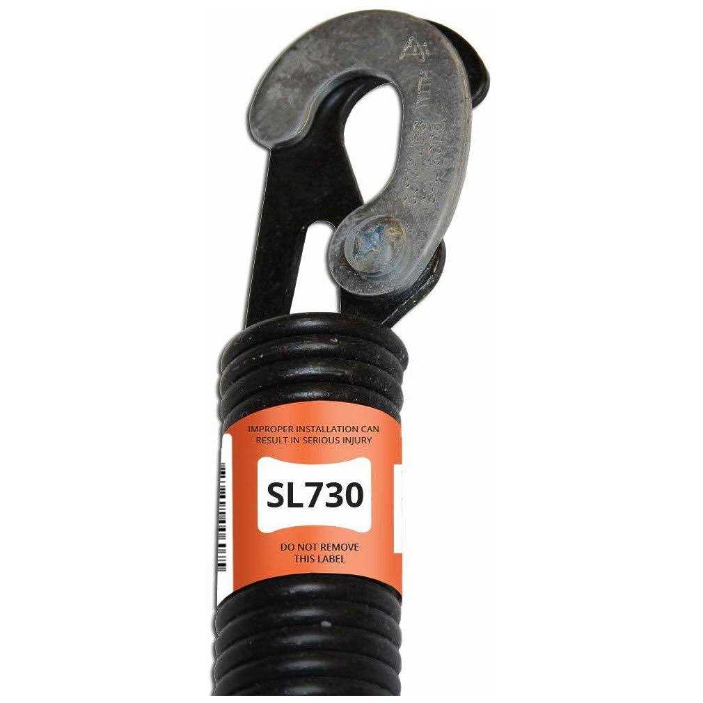 E900 Hardware Sl728c 28-Inch Lock-End Garage Door Spring - Inhomebuy