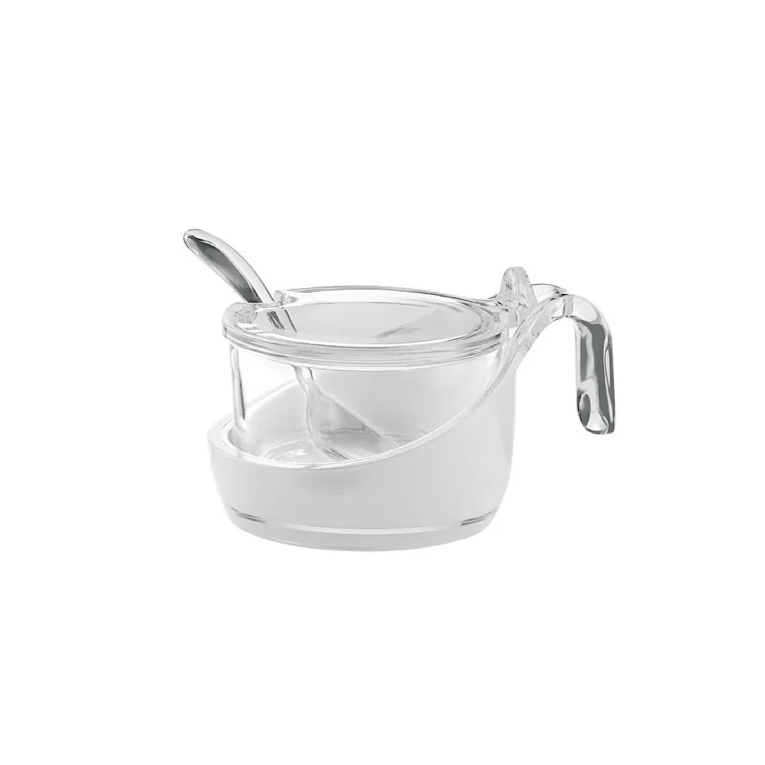 Two-Tone Parmesan Server W/Teaspoon - Inhomebuy