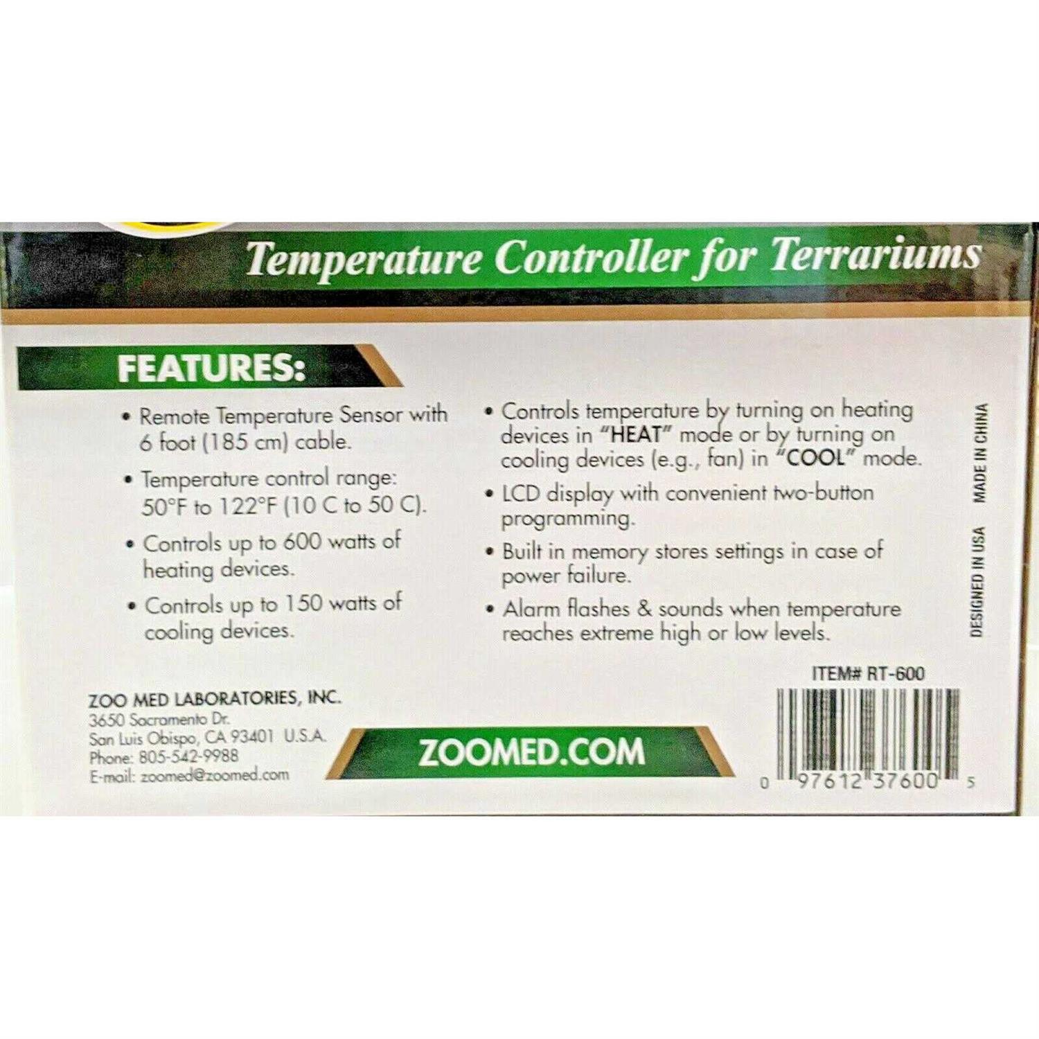 Zoo Med Dual Analog Thermometer & Humidity Gauge - Inhomebuy