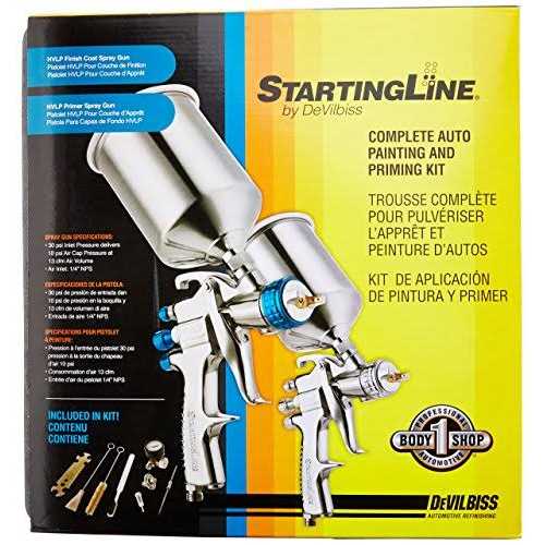 DeVilbiss StartingLine 802343 Gravity Feed Paint Spray Gun - Inhomebuy