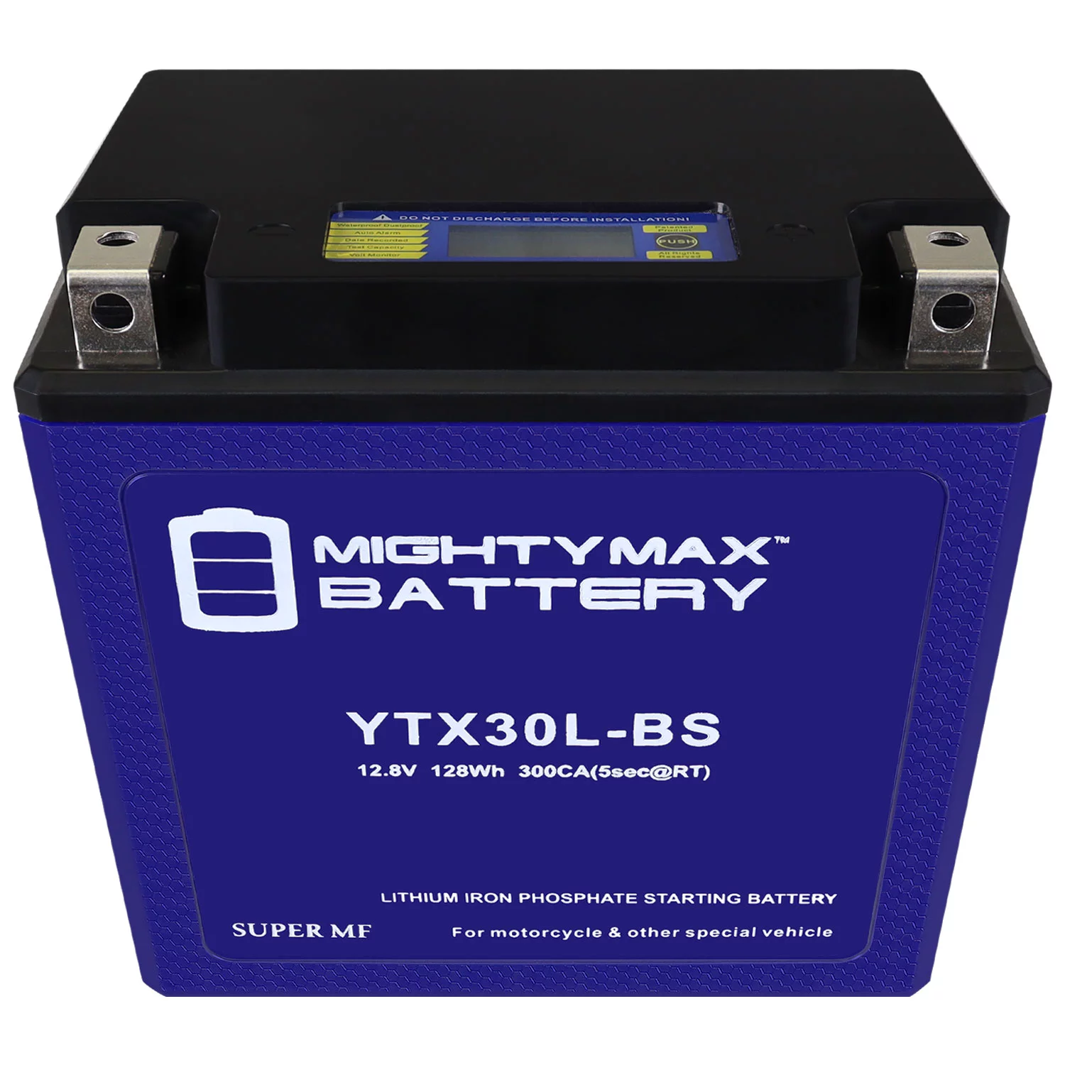 YTX30L-BS Lithium Replacement Battery compatible with YCB30L-B C30L-B AGM Motorcycle / ATV - Inhomebuy