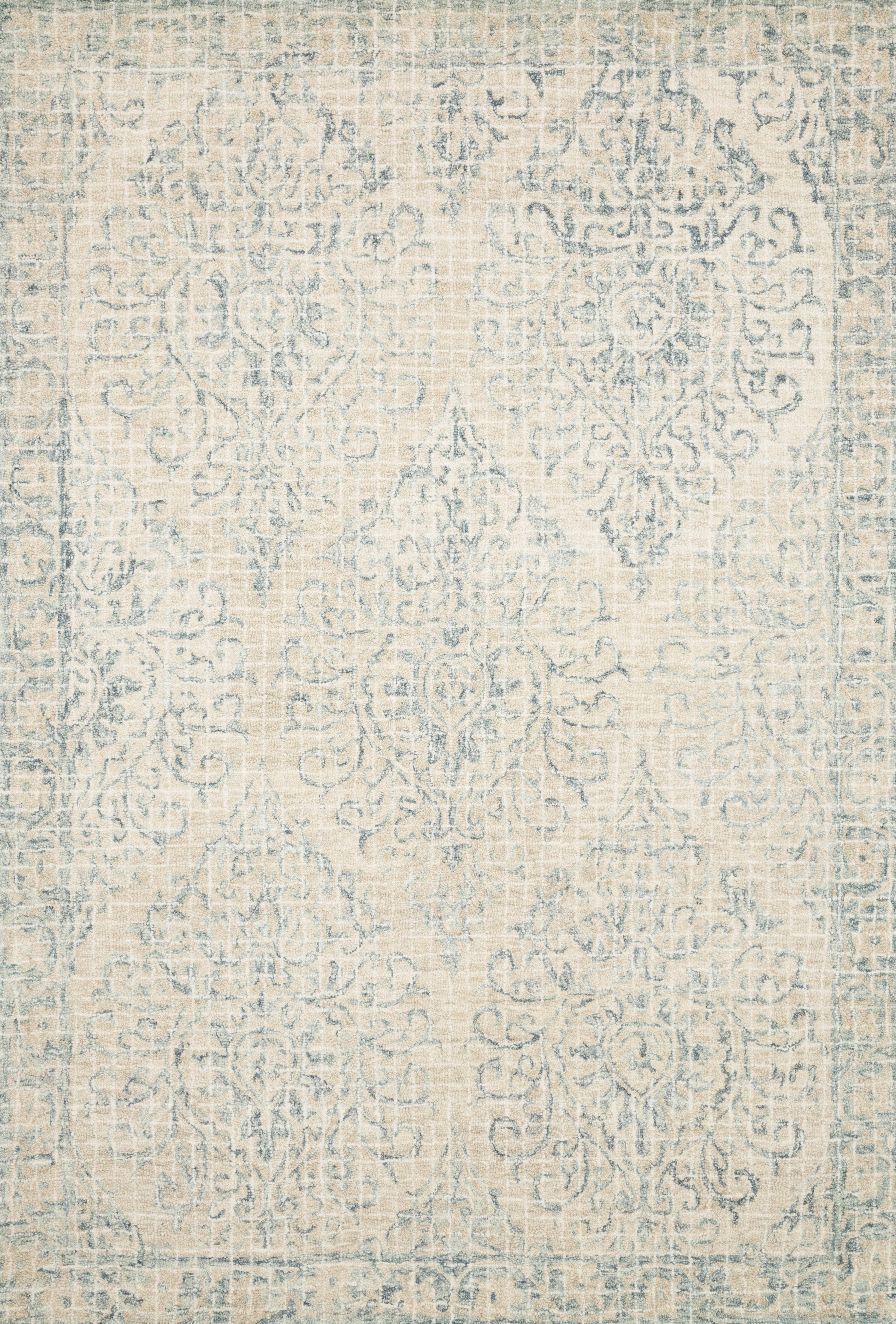 Loloi Rugs Tatum Collection Rug in Natural, Sky - 7'9