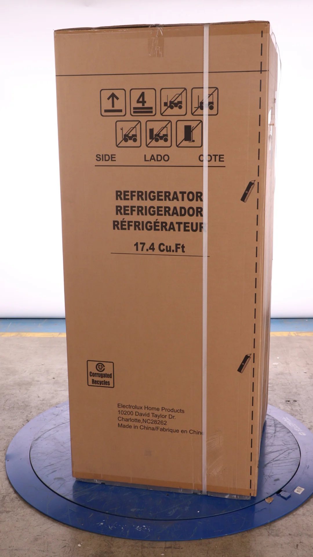 FRIGIDAIRE 33 IN 17.4 CU FT. STAINLESS STEEL FRENCH FOUR DOOR REFRIGERATOR WITH ADJUSTABLE FREEZER S - Inhomebuy