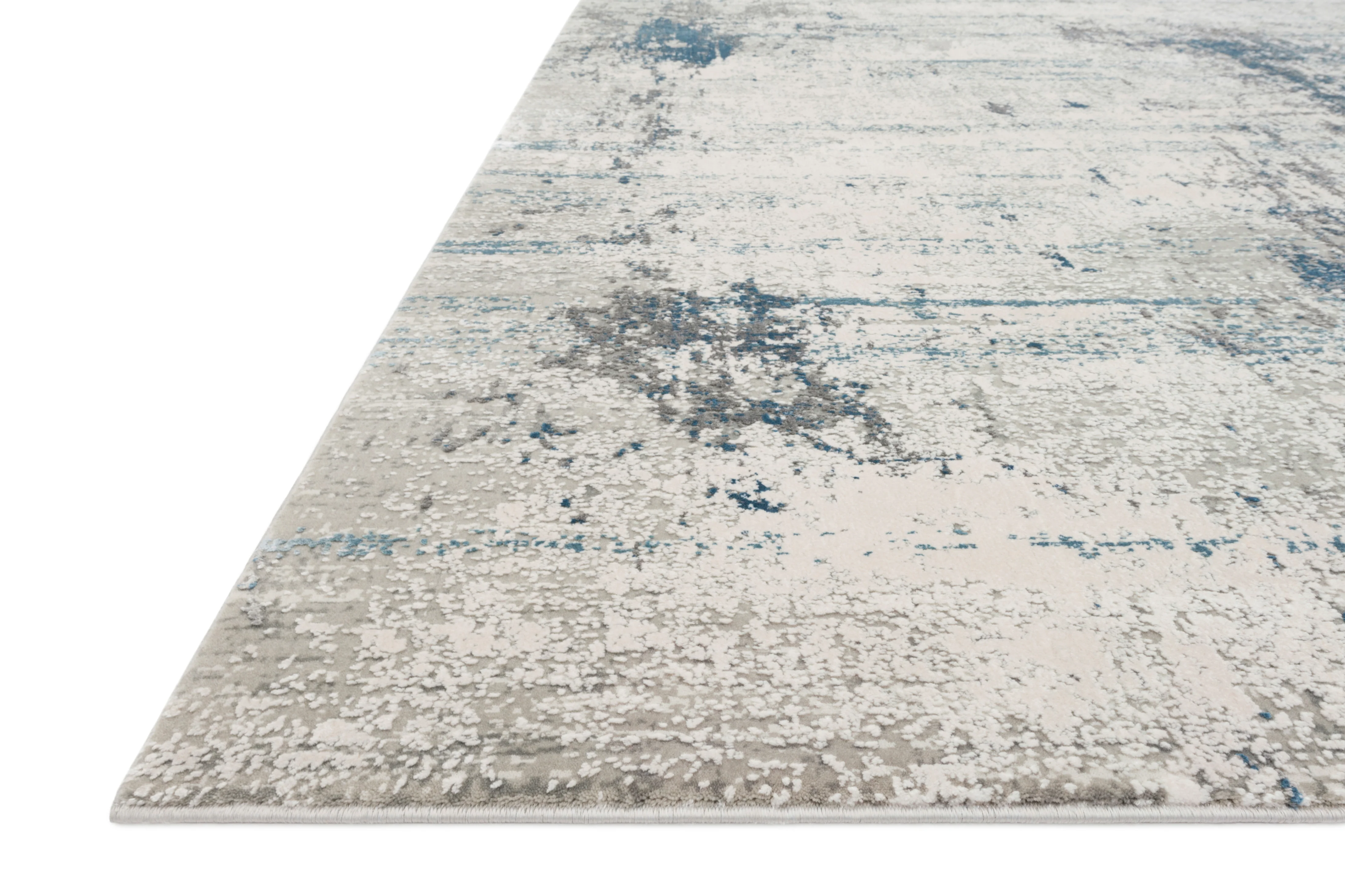 Loloi Rugs Sienne Collection Rug in Ivory, Ocean - 5'3