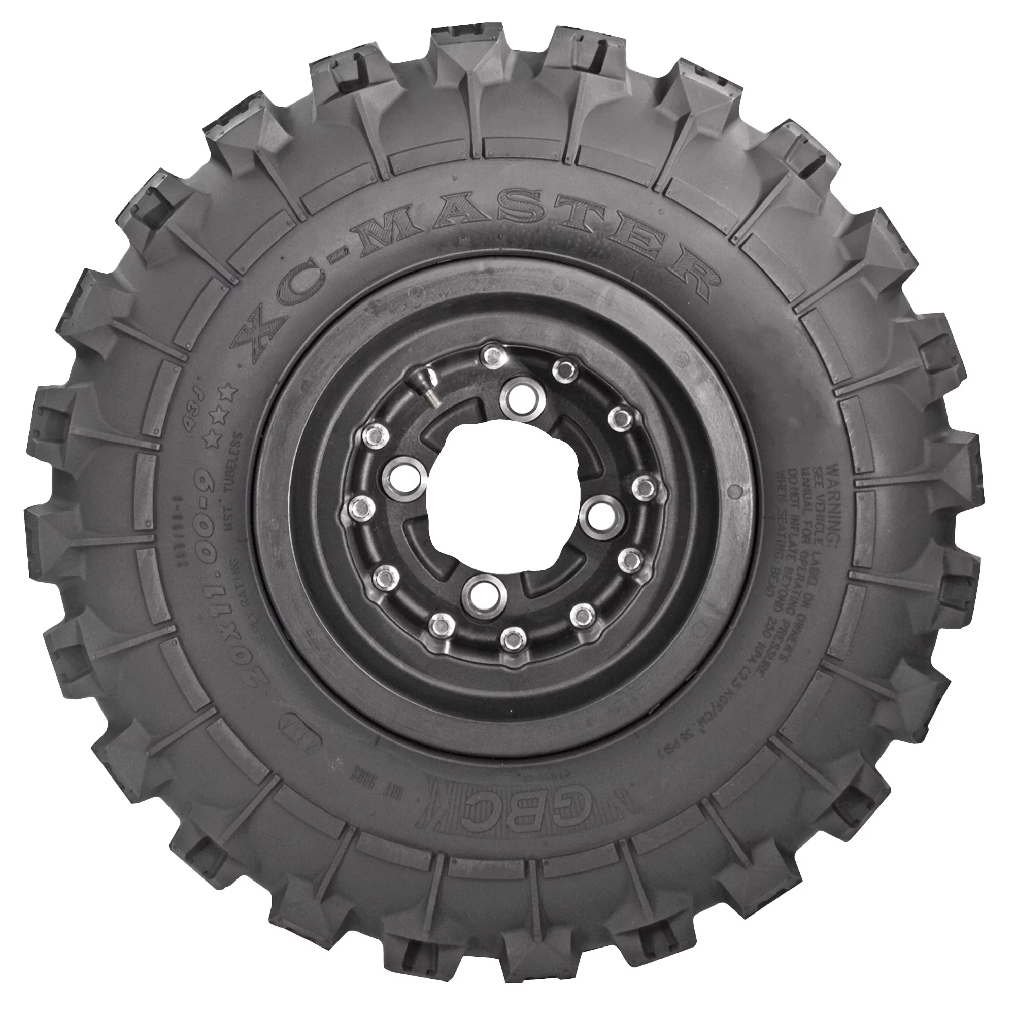 GBC XC-Master 22x11-10 6-PLY Rated Rear ATV Tire, Cross-Country All-Terrain Tire - Inhomebuy