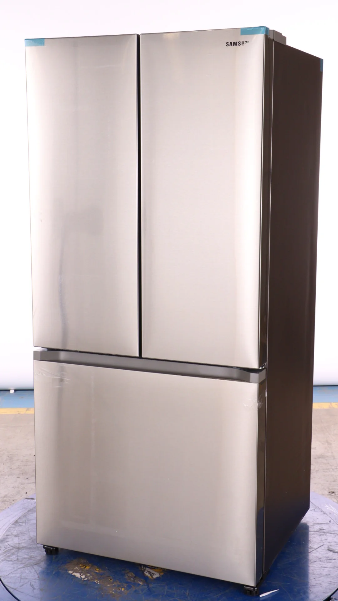 Samsung 33 in. 17.5 cu. ft. Stainless Steel Counter Depth French Door Refrigerator - RF18A5101SR/AA - Inhomebuy