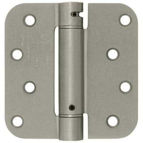 Deltana DSH4R 4 x 4 5/8 Radius Spring Hinge - Inhomebuy