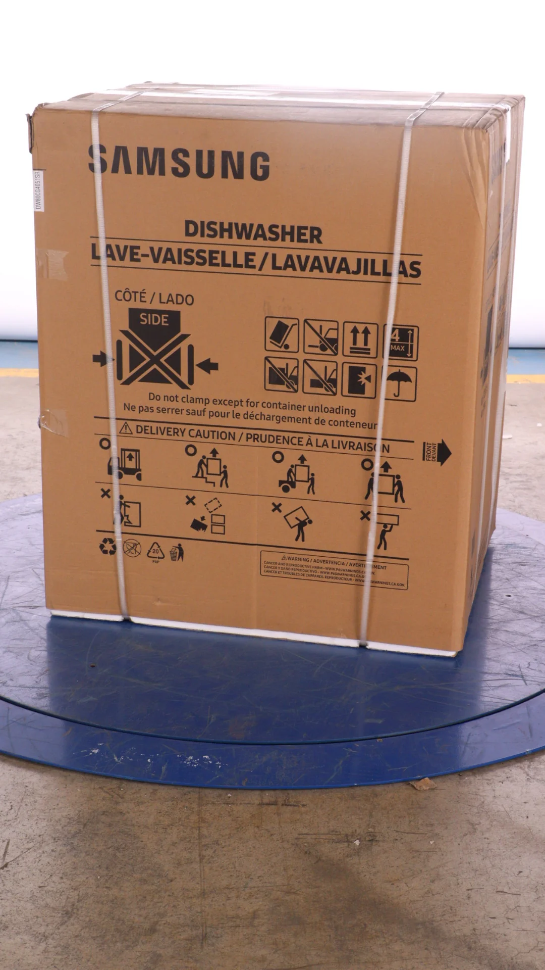 SAMSUNG 24 IN. STAINLESS STEEL DISHWASHER WITH THIRD RACK - DW80CG4051SRAA - Inhomebuy