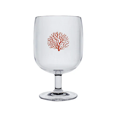 Mare - Stackable Glass - Ecozen - Coral - Set 6 pcs - Inhomebuy