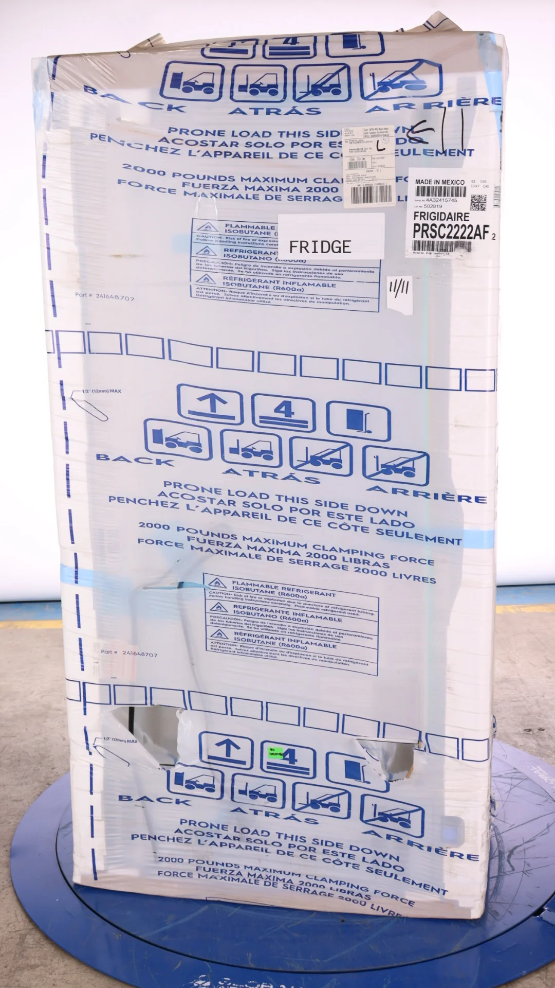 FRIGIDAIRE PROFESSIONAL 36 IN. 22.3 CU. FT. STAINLESS STEEL COUNTER DEPTH SIDE-BY-SIDE REFRIGERATOR - Inhomebuy