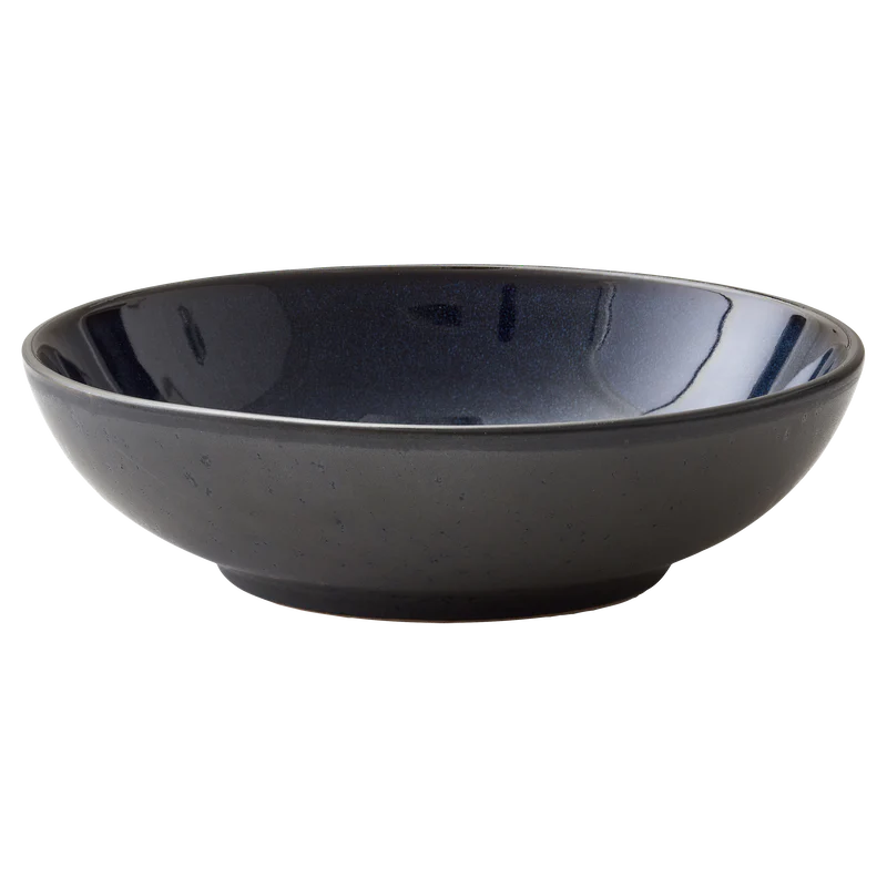 Pasta Bowl 20cm Black Dark Blue Bitz - Inhomebuy