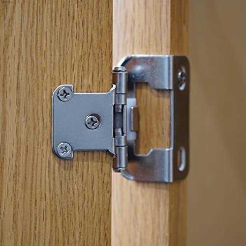 DecoBasics 1/2 Overlay Partial Wrap Semi Wrap Self Closing Cabinet Hinges - Inhomebuy