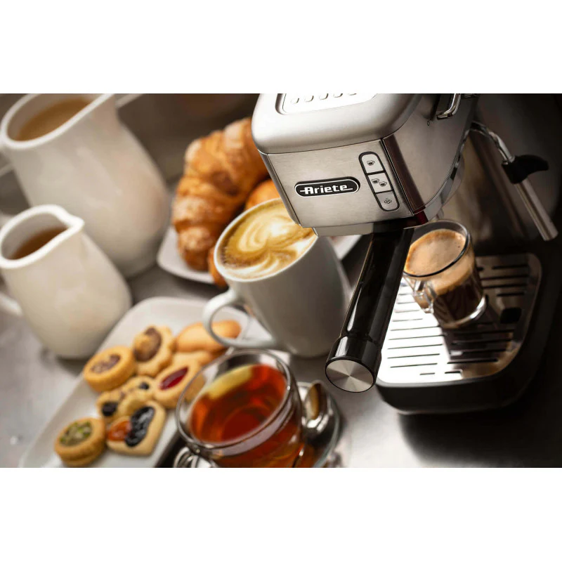 Metal Espresso Machine for Ground Coffee and Pods - Inhomebuy