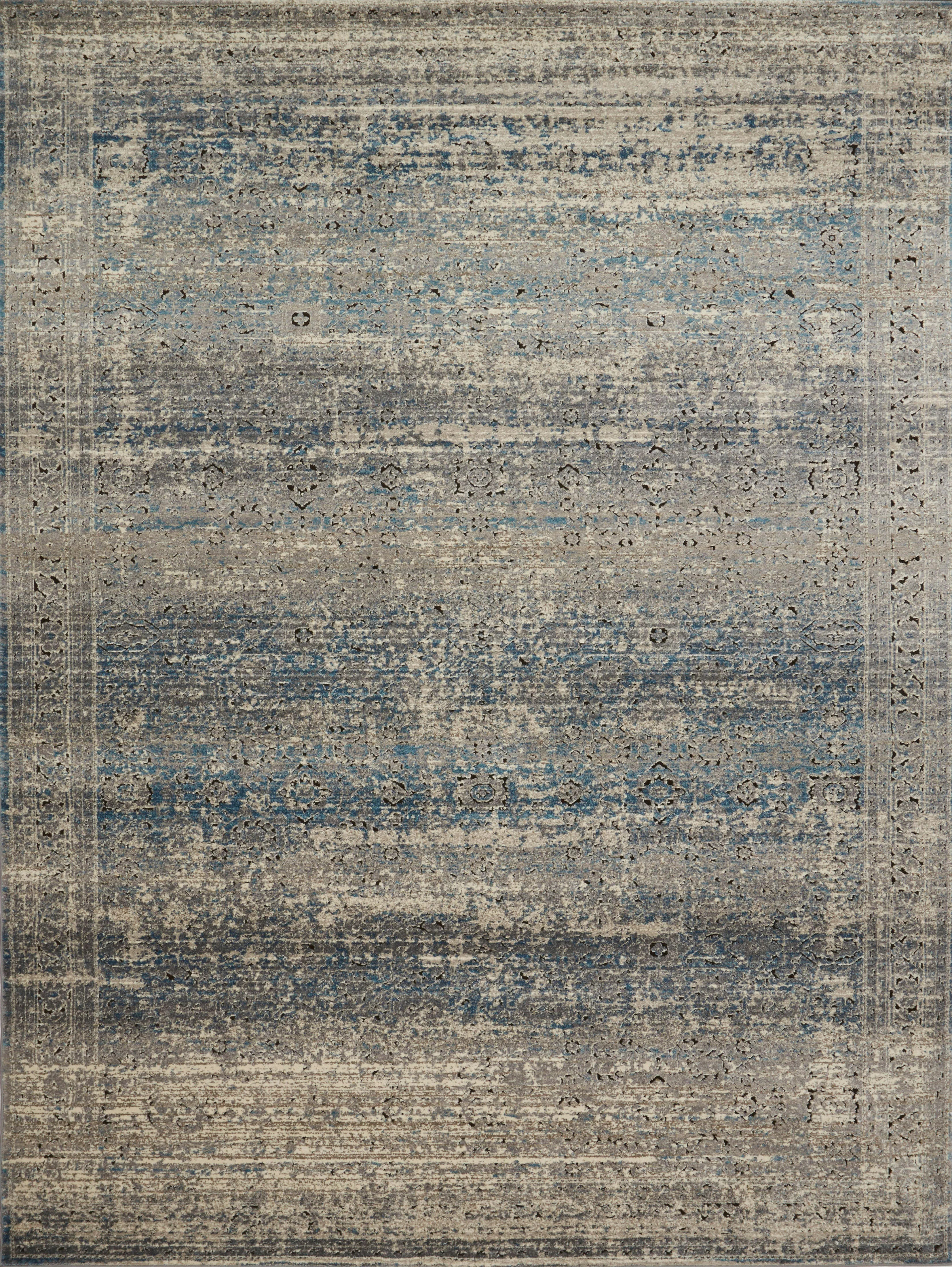 Loloi Rugs Millennium Collection Rug in Grey, Blue - 6'7