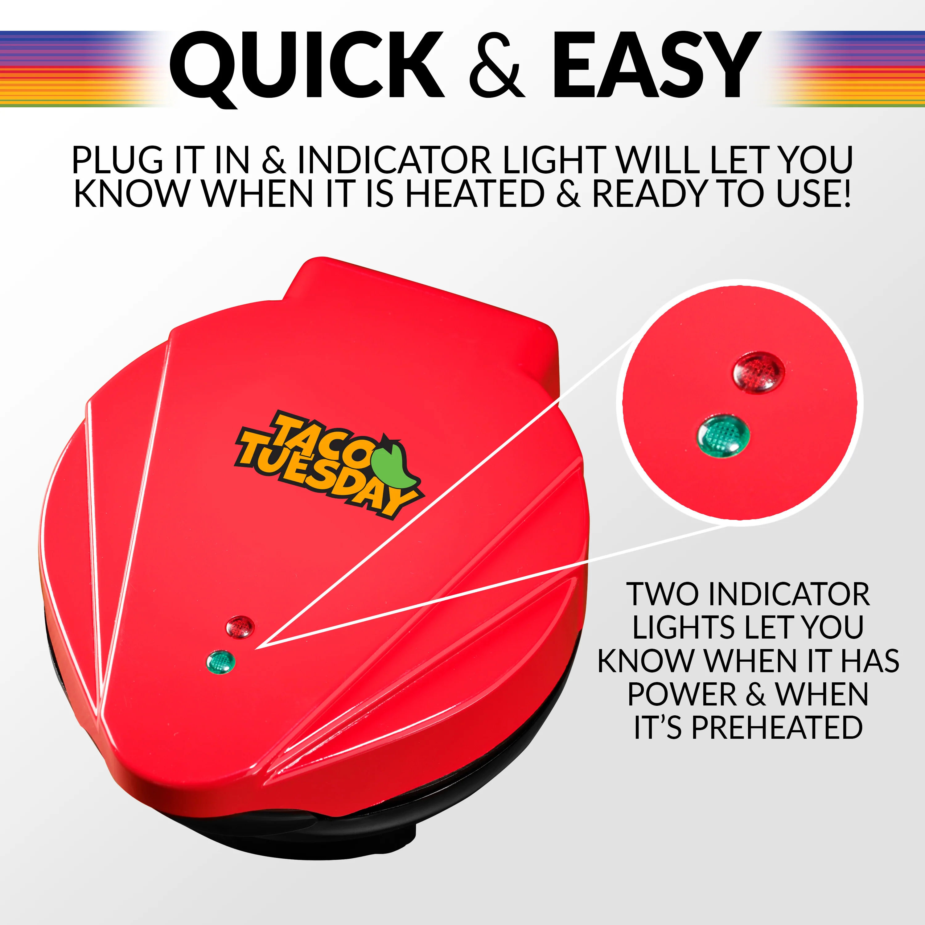 Taco Tuesday Baked Tortilla Bowl Maker - Inhomebuy