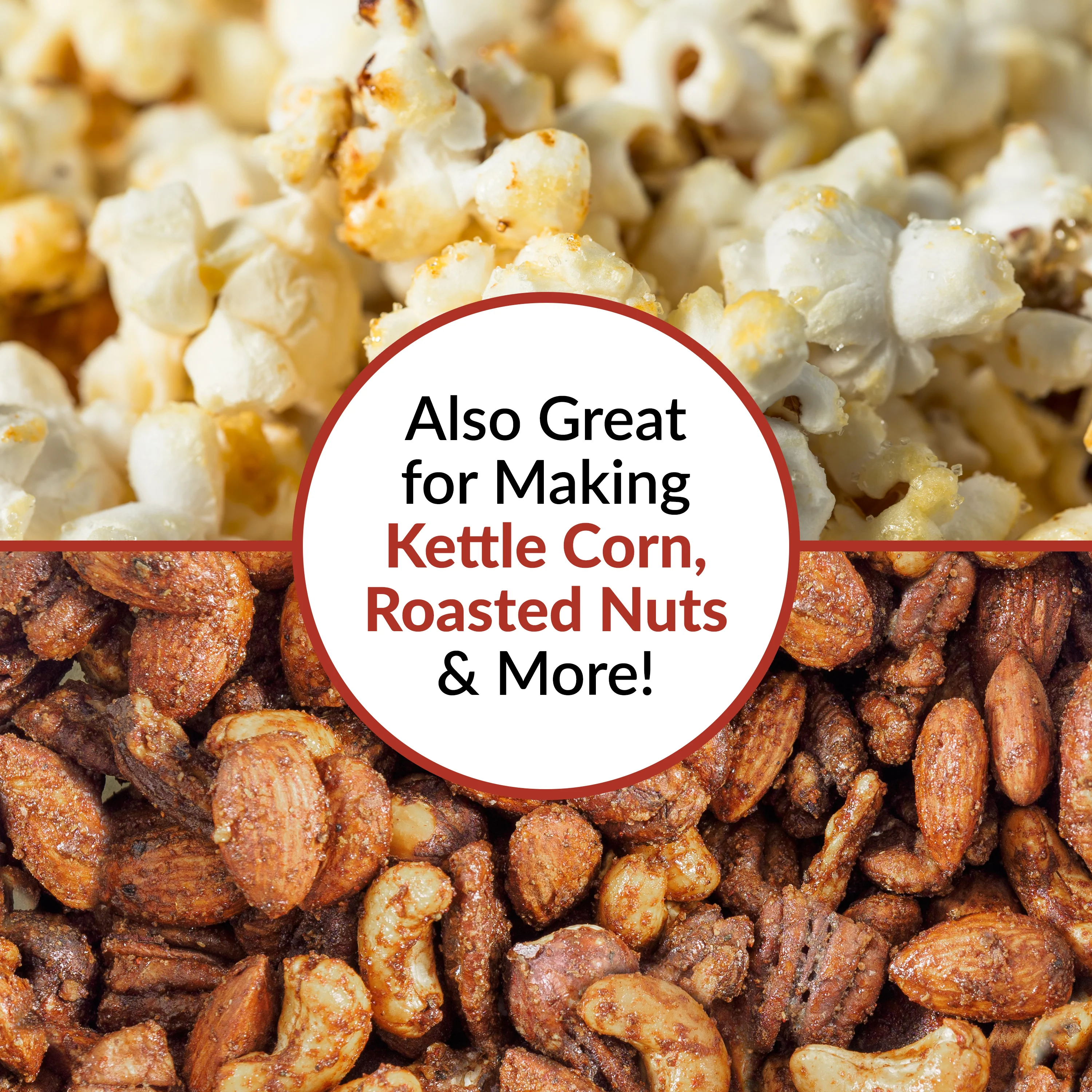 Nostalgia 6-Quart Stainless Steel Stirring Speed Popcorn Popper - Inhomebuy