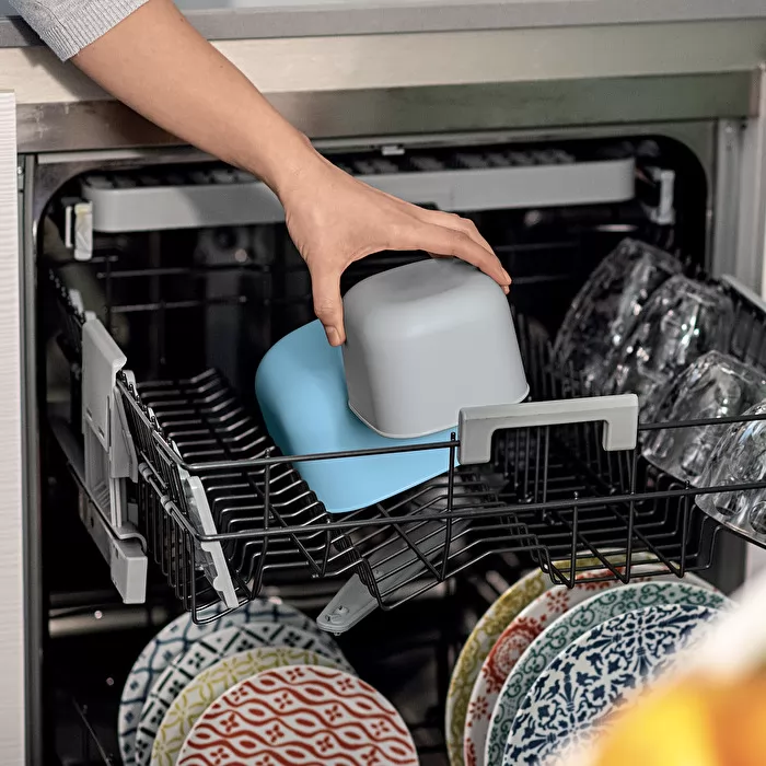 S STORE&MORE - Deep airtight fridge/freezer/microwave containers Dark Grey 750cc - Inhomebuy