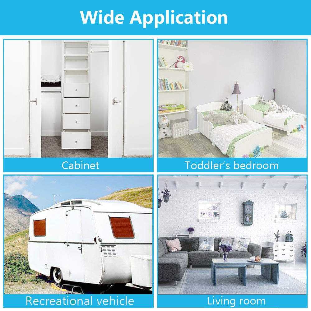 WINOMO Black Locking Flush Pull Slam Latch Hatch Lift for Marine Boat Camper Rv Trailer - Inhomebuy