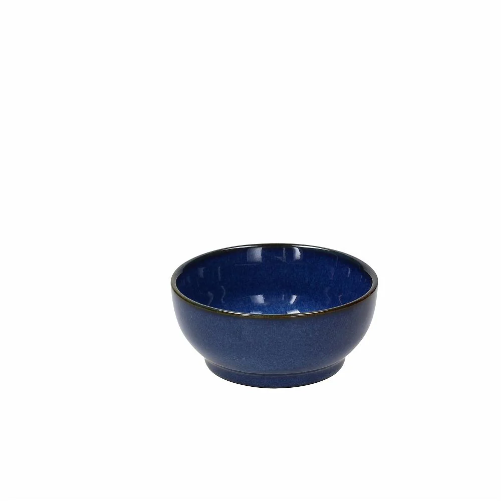 Rice Bowl Cm 14,3x7 Blu Stoneware Blue - Inhomebuy