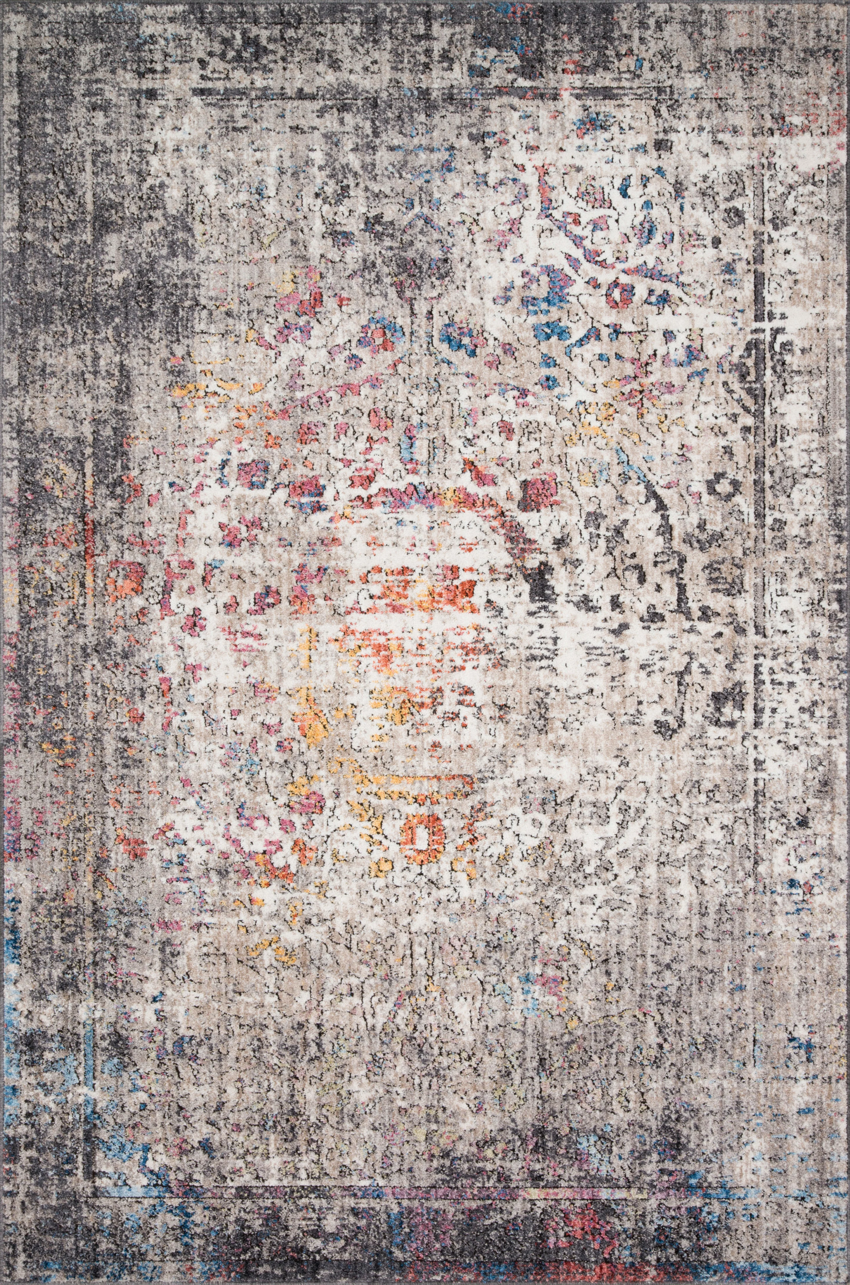 Loloi Rugs Medusa Collection Rug in Granite, Multi - 7'10