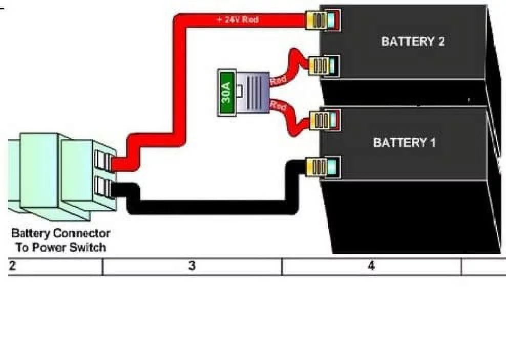 Razor Scooter Pocket Mod W15130412003 - Batteries with Harness All Models Versions 45 Up - Inhomebuy