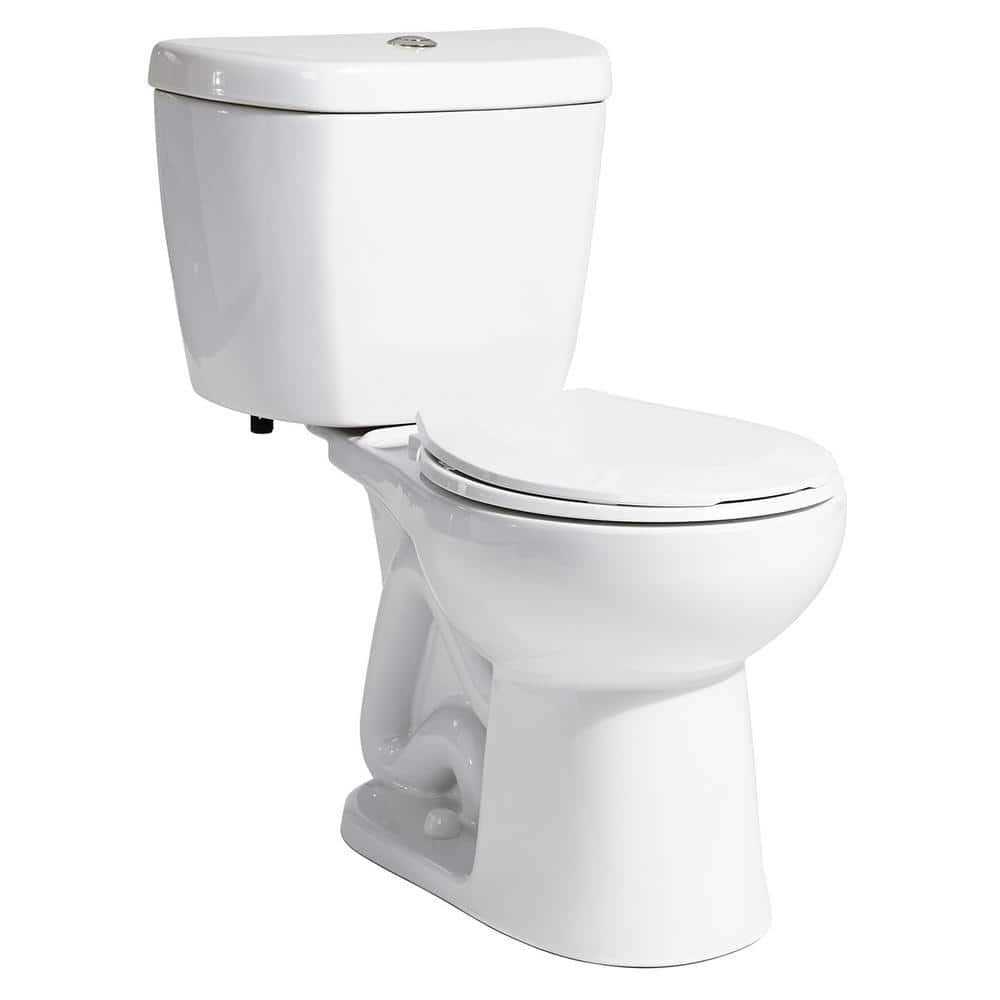 Niagara Stealth 2-Piece 0.8 GPF Single Flush Round Toilet in White - Inhomebuy