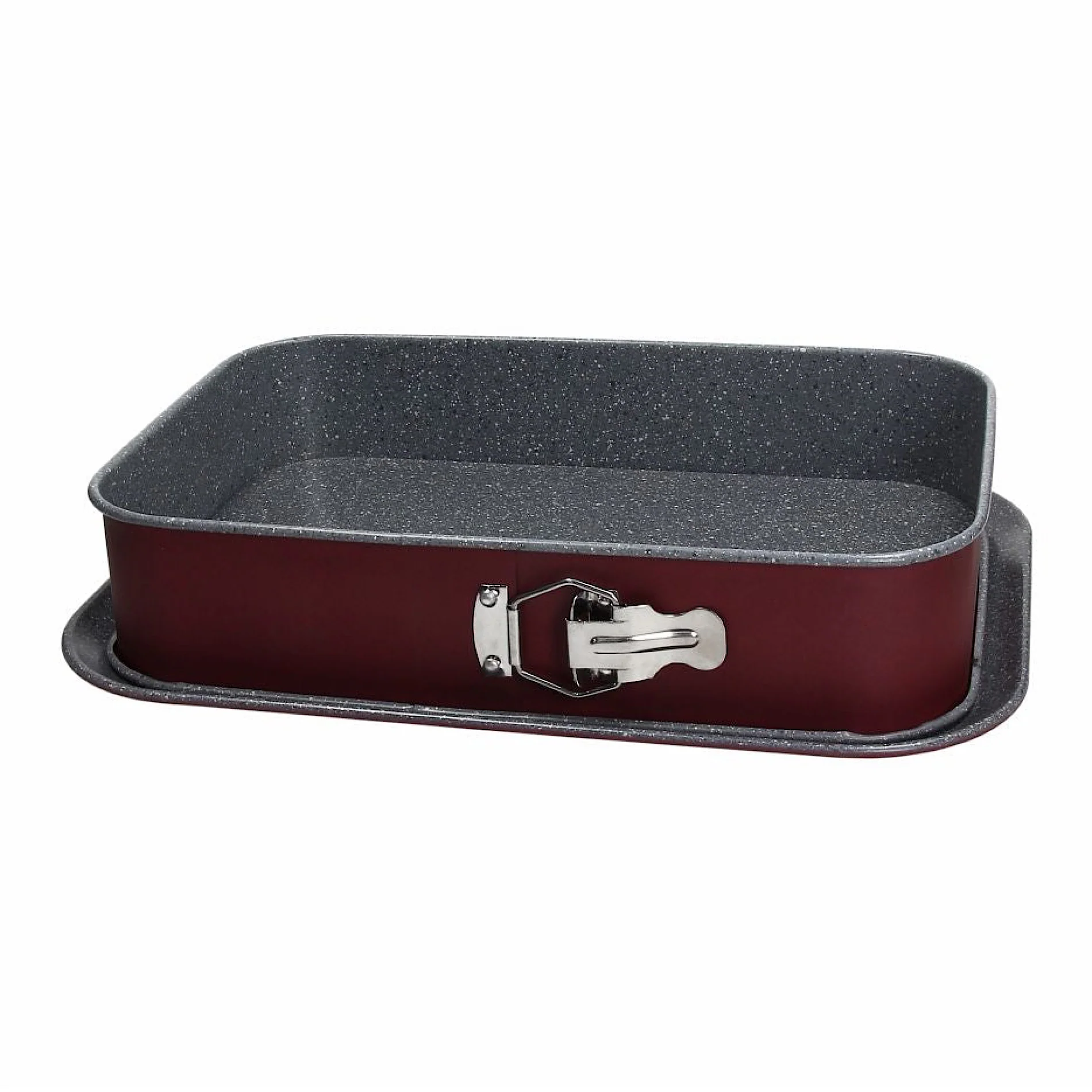 Sweet Cherry Line Rect. Cake Pan 39x27 cm With Tray - Inhomebuy
