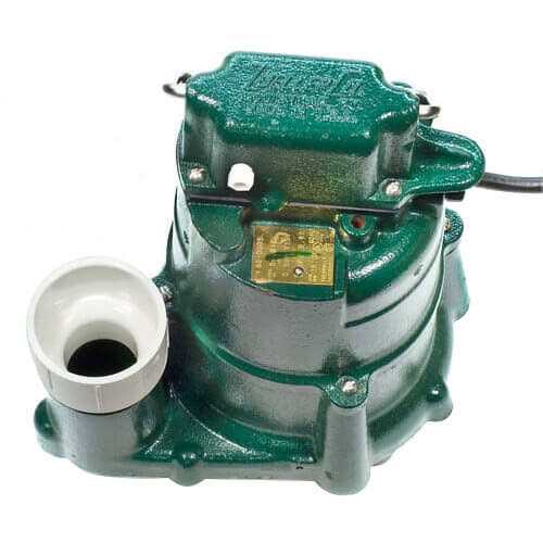 Zoeller 98-0001 Flow-Mate 1/2 HP Submersible Sump Pump - Inhomebuy