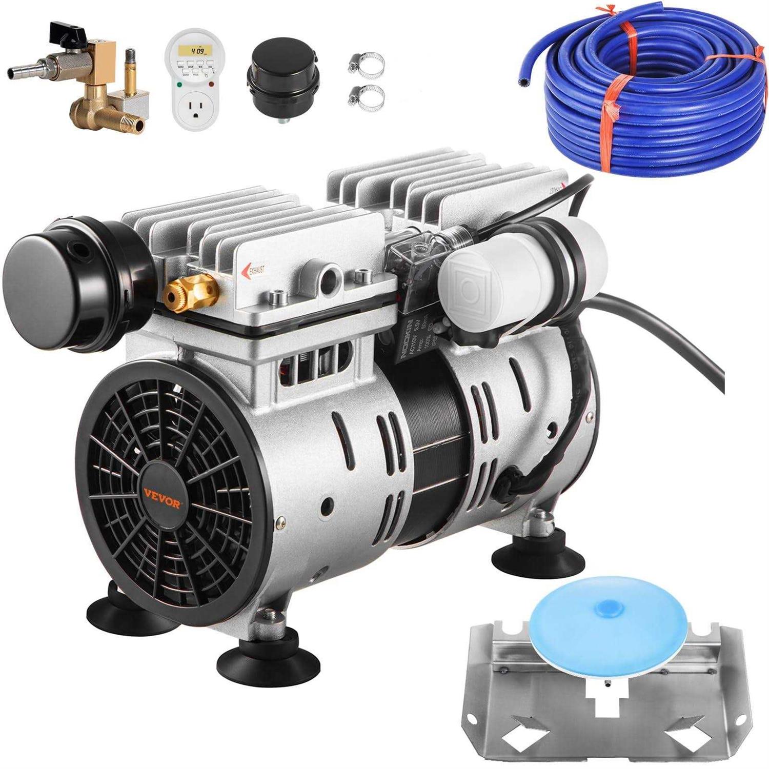 VEVOR Pond Aerator 550 W Power 5.2CFM Air Compressor Includes 3/4 HP - Inhomebuy